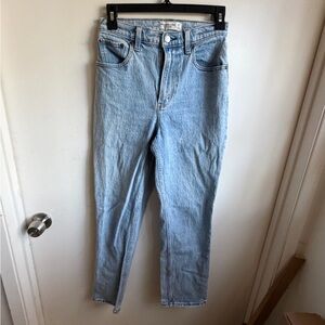 Abercrombie & Fitch Light Blue High Rise Jeans
